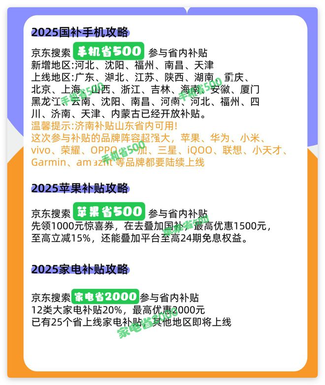 ：2025年手机家电购买流程详解尊龙凯时app国家补贴最新指南(图3)